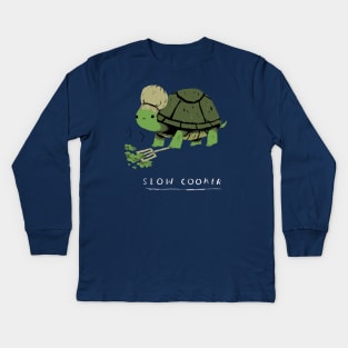 slow cooker turtle shirt Kids Long Sleeve T-Shirt